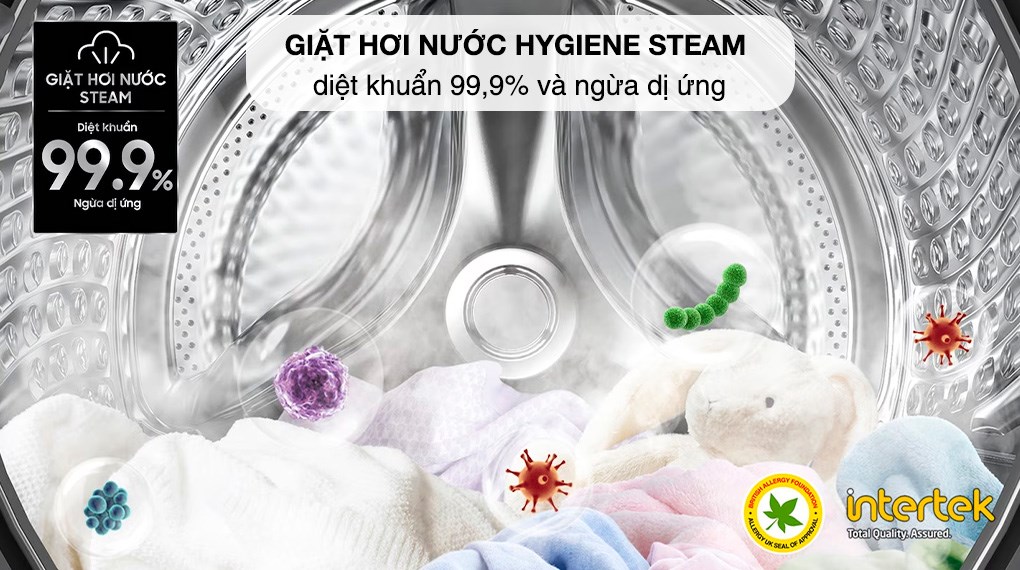 Máy giặt sấy Samsung Bespoke AI Inverter Giặt 12 Kg - Sấy 8 Kg WD12BB944DGHSV